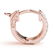 0.70 CTW Diamond VS/SI 16 Mm Hoop Earrings 14K Pave - 3