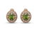 8.04 ctw Tourmaline & Diamond Victorian Earrings 14K