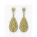 24.01 ctw Canary Citrine & Diamond Earrings 18K Yellow