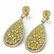 24.01 ctw Canary Citrine & Diamond Earrings 18K Yellow - 3