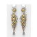 5.13 ctw Diamond & Pearl Earrings 18K Rose Gold -