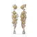 5.13 ctw Diamond & Pearl Earrings 18K Rose Gold - - 2