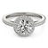 1.55 ctw Certified VS/SI Diamond Solitaire Halo Ring