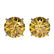 2.04 ctw Certified Intense Yellow Diamond Stud Earrings