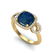 3.15 ctw Sapphire & Micro VS/SI Diamond Certified Ring - 2