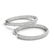 3.65 ctw Diamond VS/SI 31 MM Hoop Earrings Pave 14k