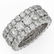 8.2 ctw Diamond Designer Eternity Ring 18K White Gold -