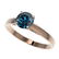 1.03 ctw Certified Intense Blue Diamond Engagment Ring