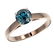 1.03 ctw Certified Intense Blue Diamond Engagment Ring - 2