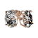 2.50 ctw Certified VS/SI Quality Oval Diamond Stud - 3
