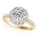 1.75 ctw Certified VS/SI Diamond Halo Ring 14k Yellow