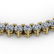 10 ctw 3 Prong Diamond Riviera Necklace 14K Yellow Gold