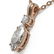 0.6 ctw Marquise Cut Diamond Designer Necklace 18K Rose - 3