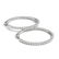 1.5 ctw Diamond VS/SI 24 MM Hoop Earrings 14k White