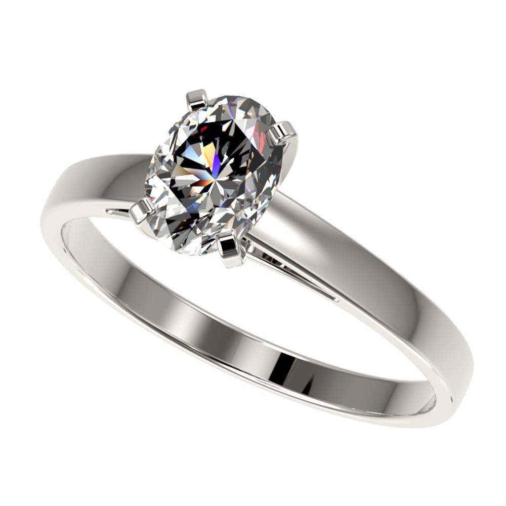 1 ctw Certified VS/SI Quality Oval Diamond Solitaire: REF-243N2F - SKU: 32991 ---- 1 ctw Certified VS/SI Quality Oval Diamond Solitaire Ring 10k White Gold Designer Brand Luxury Jewelry, made in the USA Suggested Retail Price: $13,850 Factory offers perf