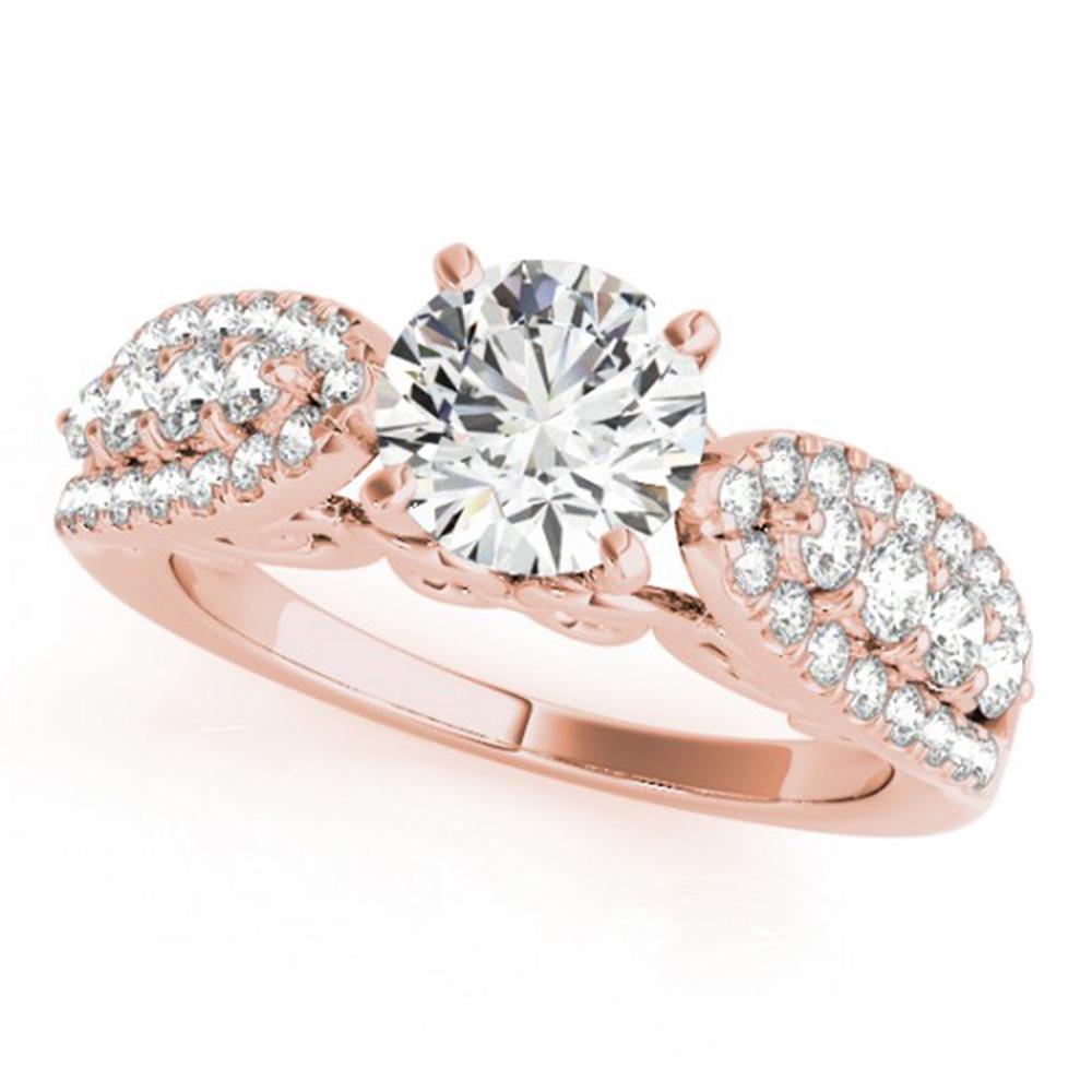 1.45 ctw Certified VS/SI Diamond Solitaire Ring 14k: REF-161N6F - SKU: 25719 ---- 1.45 ctw Certified VS/SI Diamond Solitaire Ring 14k Rose Gold Designer Brand Luxury Jewelry, made in the USA Suggested Retail Price: $10,650 Factory offers perfect factory