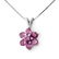 0.75 ctw Amethyst Pendant 10k White Gold - REF-6M8G