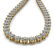 40 ctw SI Certified Diamond Necklace Vintage 18K Yellow - 2