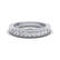 0.33 ctw VS/SI Diamond Art Deco Ring 18k White Gold -