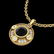 1.01 ctw Fancy Black Diamond Art Deco Stud Necklace 18k - 2