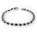 9.10 ctw Blue Sapphire Bracelet 10k White Gold -