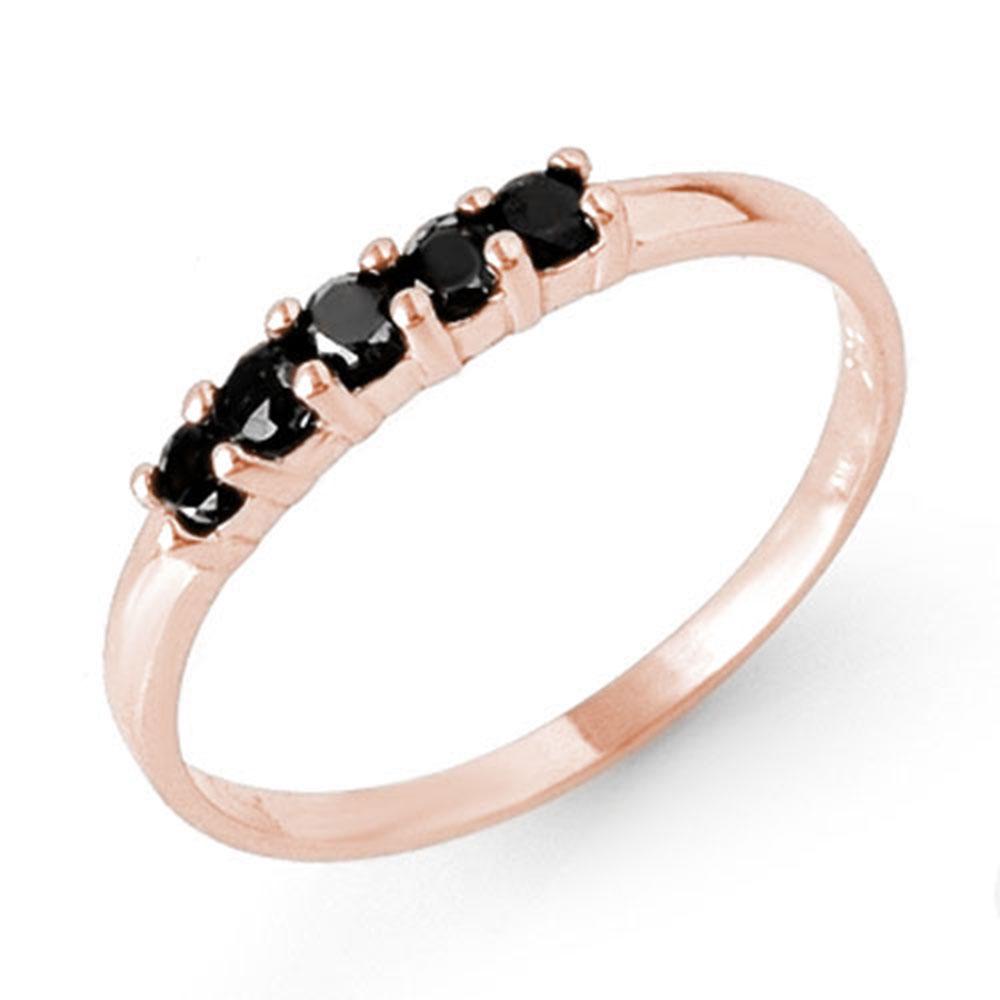 0.25 ctw VS Certified Black Diamond Band 10k Rose Gold: REF-8G6W - SKU: 13879 ---- 0.25 ctw VS Certified Black Diamond Band 10k Rose Gold Designer Brand Luxury Jewelry, made in the USA Suggested Retail Price: $650 Factory offers perfect factory sizing, for