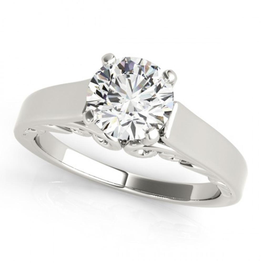 0.75 ctw Certified VS/SI Diamond Solitaire Ring 14k: REF-126N8F - SKU: 25628 ---- 0.75 ctw Certified VS/SI Diamond Solitaire Ring 14k White Gold Designer Brand Luxury Jewelry, made in the USA Suggested Retail Price: $8,350 Factory offers perfect factory