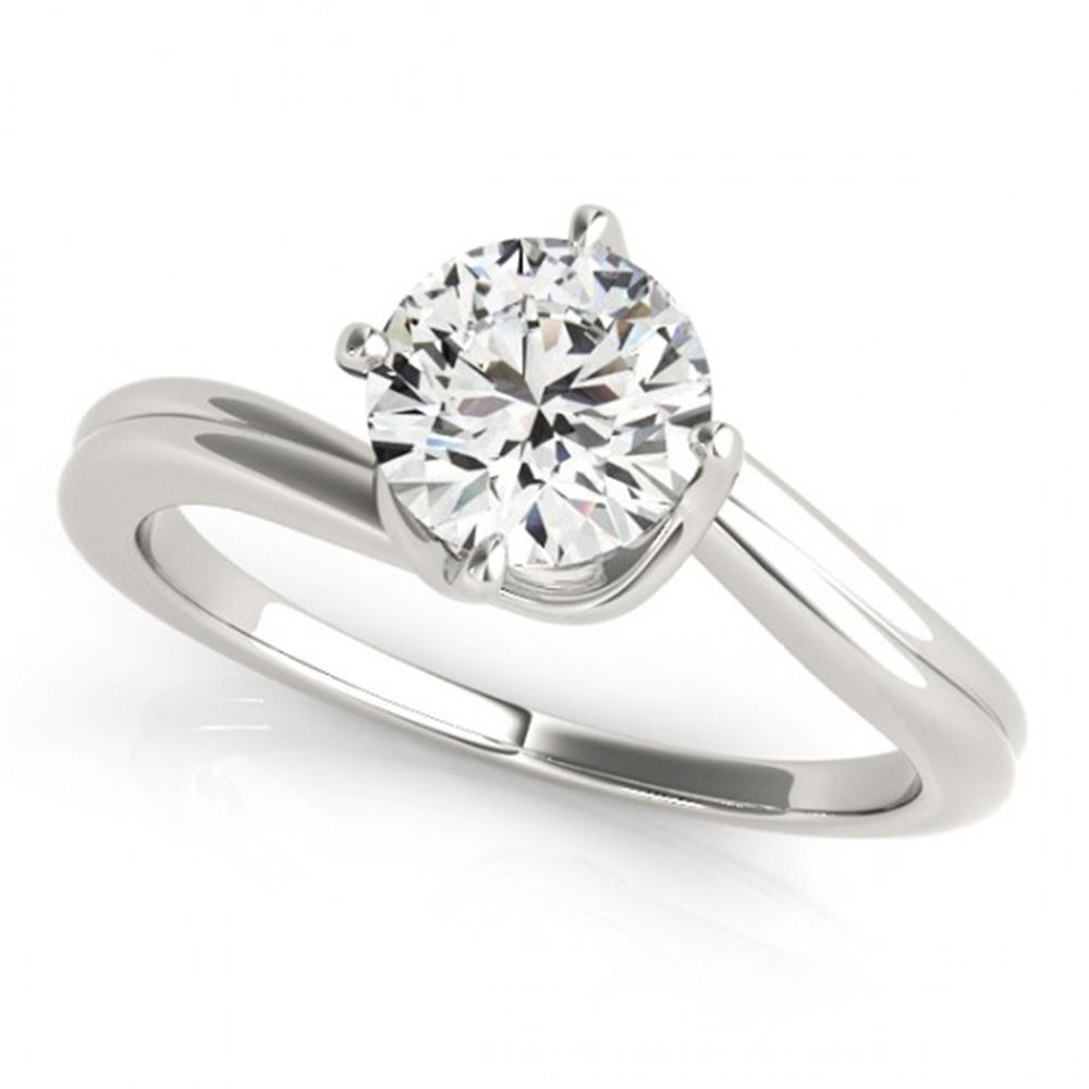 1 ctw Certified VS/SI Diamond Bypass Solitaire Ring 14k: REF-257G5W - SKU: 25511 ---- 1 ctw Certified VS/SI Diamond Bypass Solitaire Ring 14k White Gold Designer Brand Luxury Jewelry, made in the USA Suggested Retail Price: $17,000 Factory offers perfect fa