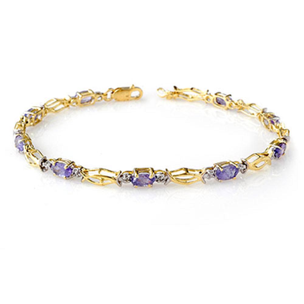 2.10 ctw Tanzanite Bracelet 10k Yellow Gold - REF-23F5M: REF-23F5M - SKU: 14262 ---- 2.10 ctw Tanzanite Bracelet 10k Yellow Gold Designer Brand Luxury Jewelry, made in the USA Suggested Retail Price: $2,250 Factory offers perfect factory sizing, for all rin