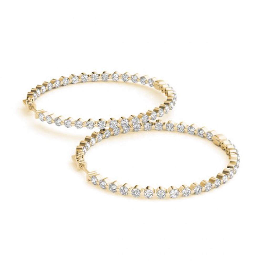 2 ctw Diamond VS/SI 36 MM Hoop Earrings 14k Yellow Gold: REF-144H4R - SKU: 29067 ---- 2 ctw Diamond VS/SI 36 MM Hoop Earrings 14k Yellow Gold Designer Brand Luxury Jewelry, made in the USA Suggested Retail Price: $6,350 Factory offers perfect factory sizing