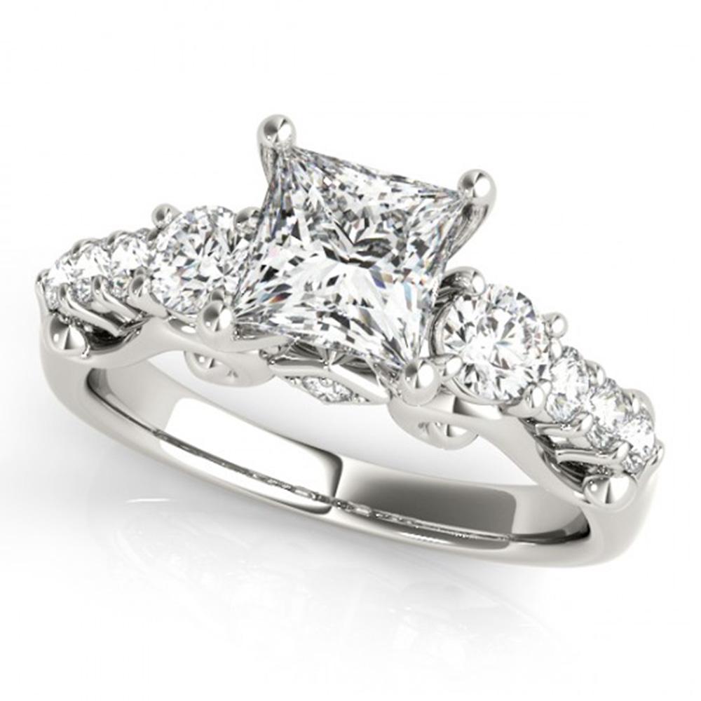 1.5 ctw VS/SI Diamond 3 Stone Princess Cut Ring 14k: REF-184Y3X - SKU: 25841 ---- 1.5 ctw VS/SI Diamond 3 Stone Princess Cut Ring 14k White Gold Designer Brand Luxury Jewelry, made in the USA Suggested Retail Price: $12,150 Factory offers perfect factor