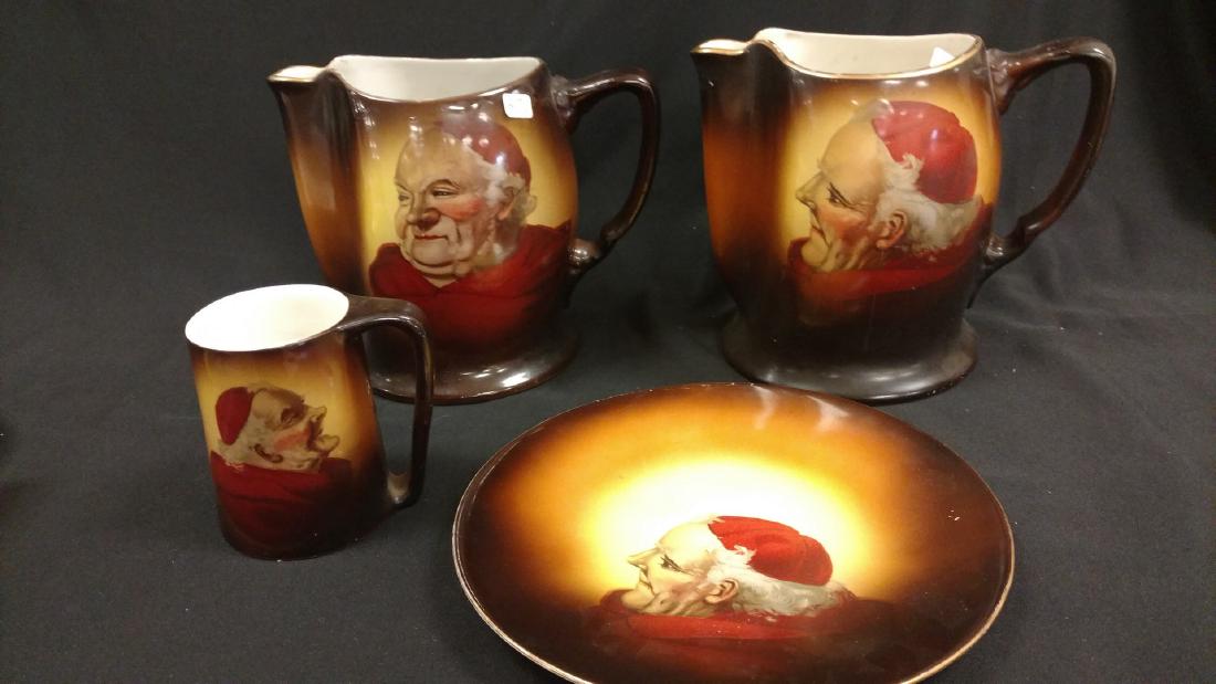 Warwick China 4 pieces Pitchers (2), Plate and Mug with (1 of 1)