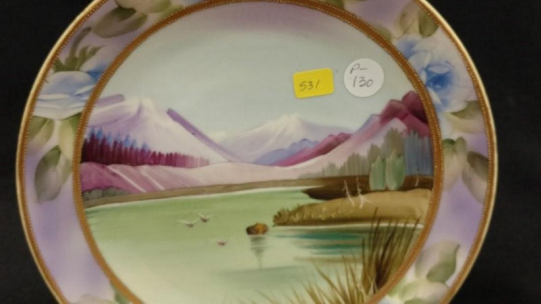 Plaque Green Mark M in Wreath Nippon Scenic Mountain (1 of 5)