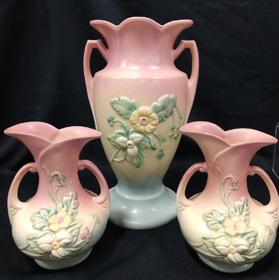 Hull Pottery Vases (3 pieces) (1 of 4)