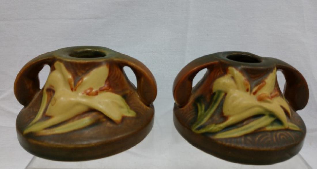 Roseville Candlesticks (2 pieces) (1 of 4)