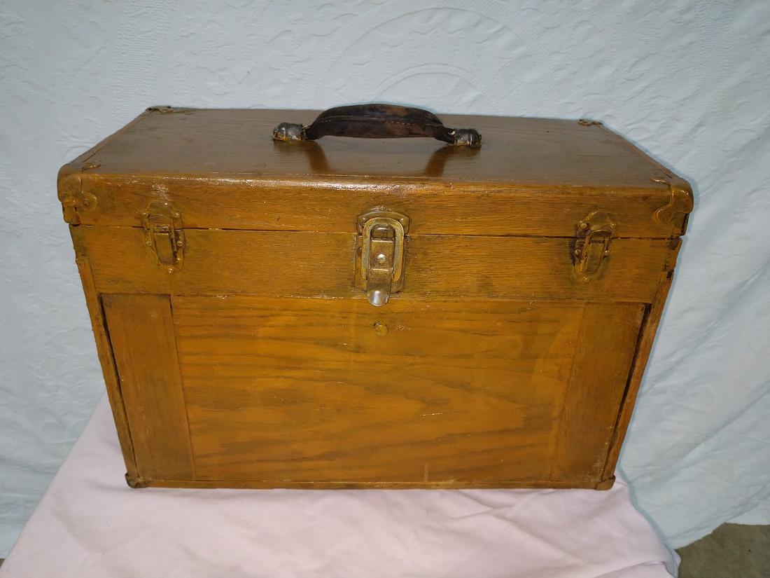 Oak Machinist Chest Tool Box (1 of 5)