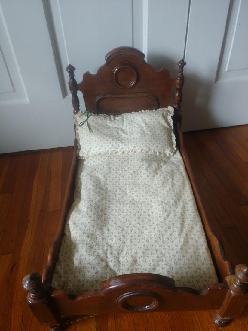 Doll Bed With Mattress And Pillow (1 of 3)