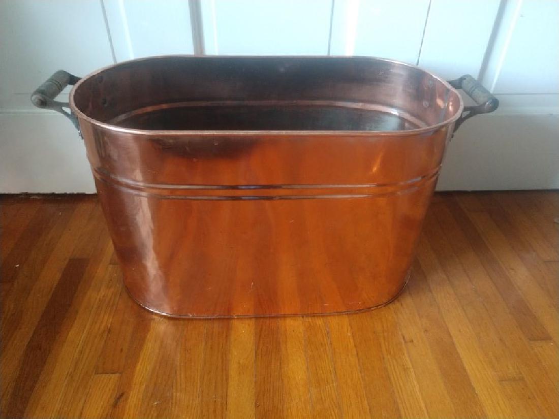 Copper Boiler With Wood Handles (1 of 3)