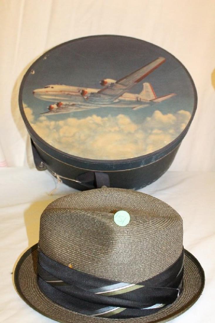 Champ Hat And Hat Box With Airplane (1 of 3)