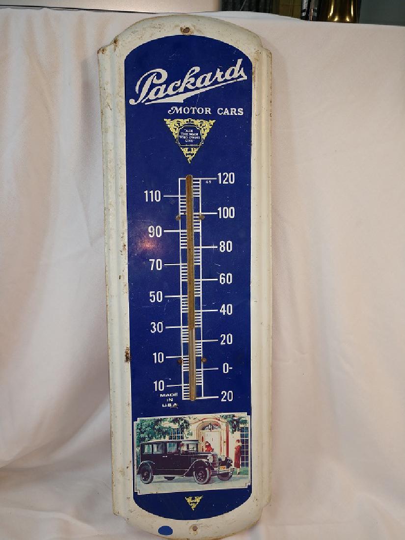 Advertising - Packard Tin Thermometer (1 of 7)
