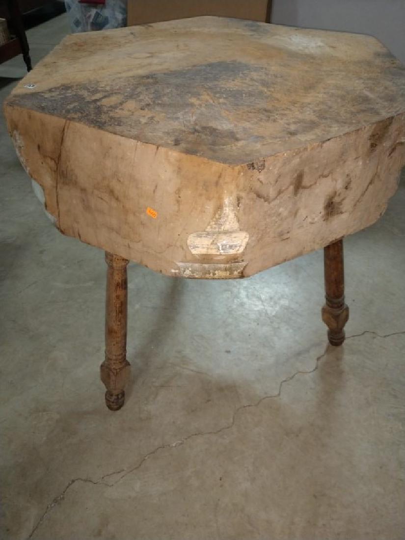 Furniture - Primitive Butcher Block (1 of 5)