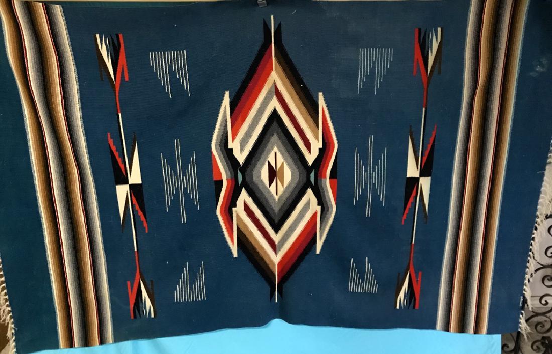 Authentic Blue Navajo Rug
