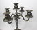 SILVER PLATE CANDLE HOLDER - 3