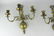 PAIR OF BRONZE WALL CANDLE SCONCES - 3