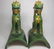 PAIR OF CHINESE SAN-CAI ROOF TITLES - 4