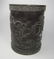 CHINESE CARVED HARD WOOD BRUSH POT