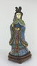 CHINESE CLOISONNE PRINCESS FIGURINE