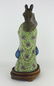 CHINESE CLOISONNE PRINCESS FIGURINE - 4