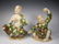 PAIR TANG SANCAI LUOHAN FIGURINES