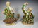 PAIR TANG SANCAI LUOHAN FIGURINES - 3